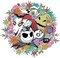 DIY 5D Diamond Art Paint with Round Diamonds Full Dril Gem Halloween Art Painting Kit for Home Wall Decor Gifts 14x14inch